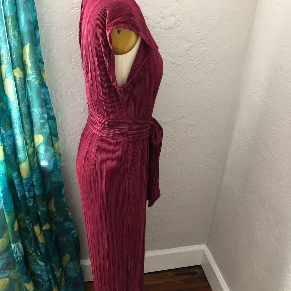Anthropologie Sonata Jumpsuit by Maeve Wine 8 - Picture 8 of 8